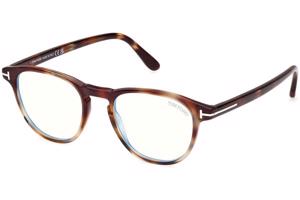 Tom Ford FT5899-B 055 ONE SIZE (48) Havana Női Dioptriás szemüvegek