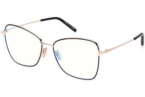 Tom Ford FT5906-B 001 ONE SIZE (55) Fekete Férfi Dioptriás szemüvegek