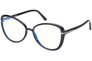 Tom Ford FT5907-B 001 ONE SIZE (55) Fekete Férfi Dioptriás szemüvegek