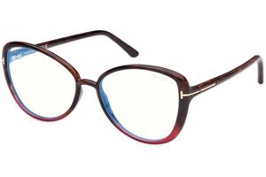 Tom Ford FT5907-B 055 ONE SIZE (55) Havana Férfi Dioptriás szemüvegek