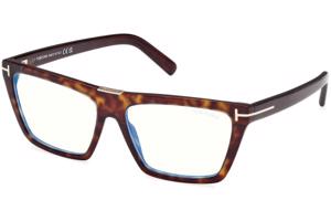 Tom Ford FT5912-B 052 ONE SIZE (57) Havana Férfi Dioptriás szemüvegek