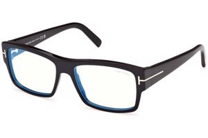 Tom Ford FT5941-B 001 ONE SIZE (55) Fekete Unisex Dioptriás szemüvegek