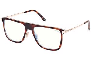 Tom Ford FT5944-B 056 ONE SIZE (55) Havana Unisex Dioptriás szemüvegek