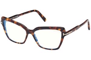 Tom Ford FT5948-B 052 ONE SIZE (55) Havana Férfi Dioptriás szemüvegek