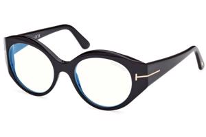 Tom Ford FT5950-B 001 ONE SIZE (53) Fekete Férfi Dioptriás szemüvegek