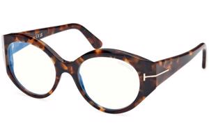 Tom Ford FT5950-B 052 ONE SIZE (53) Havana Férfi Dioptriás szemüvegek