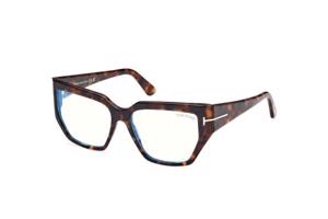 Tom Ford FT5951-B 052 ONE SIZE (54) Havana Férfi Dioptriás szemüvegek