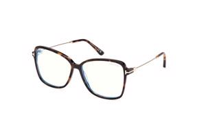 Tom Ford FT5953-B 052 ONE SIZE (55) Havana Férfi Dioptriás szemüvegek