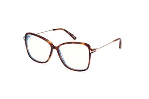 Tom Ford FT5953-B 053 ONE SIZE (55) Havana Férfi Dioptriás szemüvegek