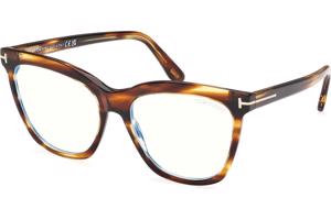 Tom Ford FT6042-B 055 ONE SIZE (54) Havana Férfi Dioptriás szemüvegek