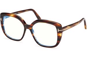 Tom Ford FT6043-B 055 ONE SIZE (53) Havana Férfi Dioptriás szemüvegek