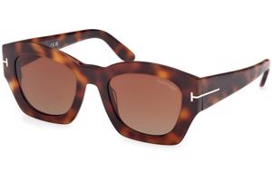 Tom Ford Guilliana FT1083 53F ONE SIZE (52) Havana Férfi Napszemüvegek