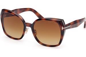 Tom Ford Plum FT1223 53F ONE SIZE (58) Havana Férfi Napszemüvegek