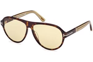 Tom Ford Quincy FT1080 52N ONE SIZE (59) Havana Női Napszemüvegek