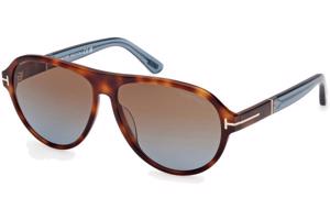 Tom Ford Quincy FT1080 53F ONE SIZE (59) Havana Női Napszemüvegek