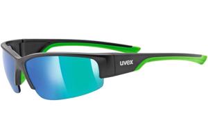 uvex sportstyle 215 Matte Black / Green S3 M (69) Fekete Unisex Napszemüvegek