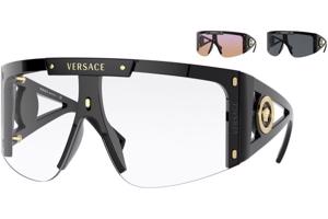 Versace Medusa Icon Shield VE4393 GB1/1W ONE SIZE (46) Fekete Férfi Napszemüvegek