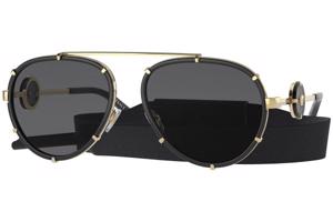 Versace Vintage Icon Pilot Clip-On VE2232 143887 ONE SIZE (61) Fekete Férfi Napszemüvegek